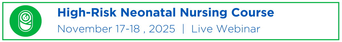 High Risk Neonatal Nursing Course Banner