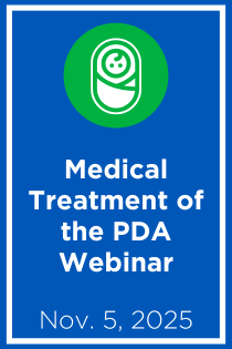Medical Treatment of the PDA Webinar Banner