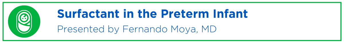 Surfactant in the Preterm Infant Banner