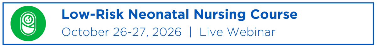 Low-Risk Neonatal Nursing Course Banner