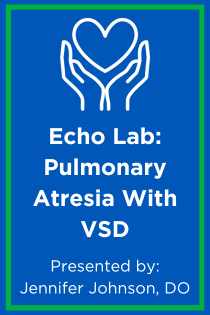 Echocardiography Lab: Pulmonary Atresia With Ventricular Septal Defect Banner