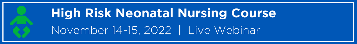 High Risk Neonatal Nursing Course Banner
