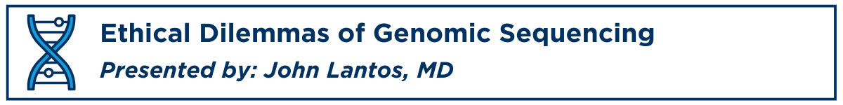 Ethical Dilemmas of Genomic Sequencing Banner