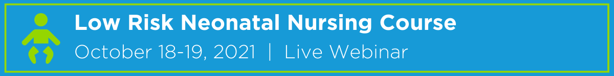 Low Risk Neonatal Nursing Course Banner