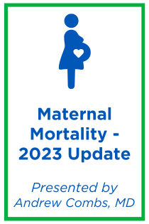Maternal Mortality - 2023 Update Banner