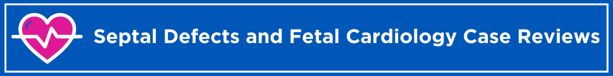 Septal Defects and Fetal Cardiology Case Reviews Banner