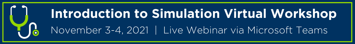 Introduction to Simulation Virtual Workshop Banner