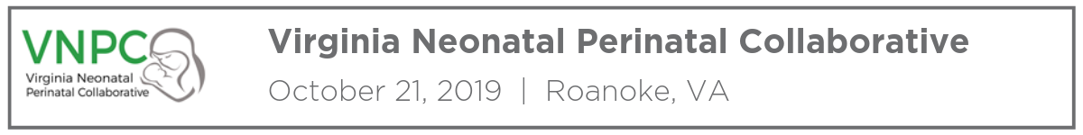 Virginia Neonatal Perinatal Collaborative Annual Summit Banner
